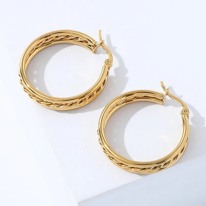 Aretes Bold Hoops