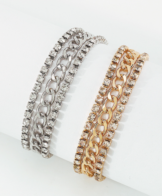 Pulsera Triple Chain