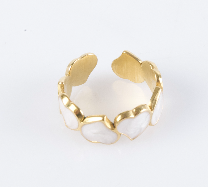 Anillo White Heart