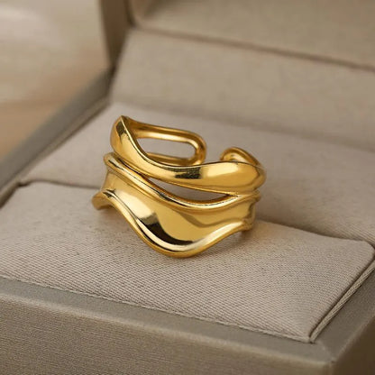 Anillo Bold Waves