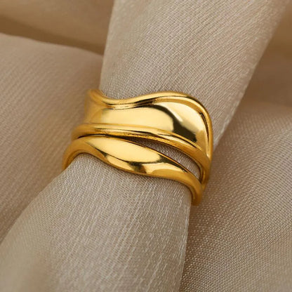 Anillo Bold Waves